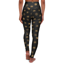 Load image into Gallery viewer, Goddess High Waisted Yoga Leggings (Black)