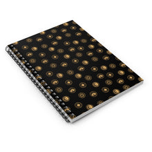 Load image into Gallery viewer, Goddess Spiral Notebook - Ruled Line (Black)