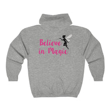 Load image into Gallery viewer, Believe in Magic Zip Hoodie