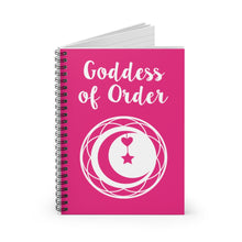 Load image into Gallery viewer, Goddess of Order Spiral Notebook - Ruled Line