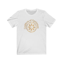 Load image into Gallery viewer, Goddess of Optimism Jersey Short Sleeve Tee