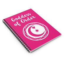Load image into Gallery viewer, Goddess of Order Spiral Notebook - Ruled Line