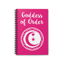Load image into Gallery viewer, Goddess of Order Spiral Notebook - Ruled Line