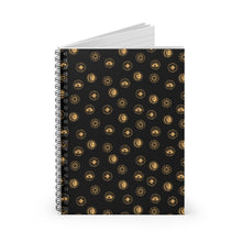 Load image into Gallery viewer, Goddess Spiral Notebook - Ruled Line (Black)
